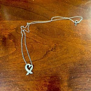 Tiffany and co. heart necklace